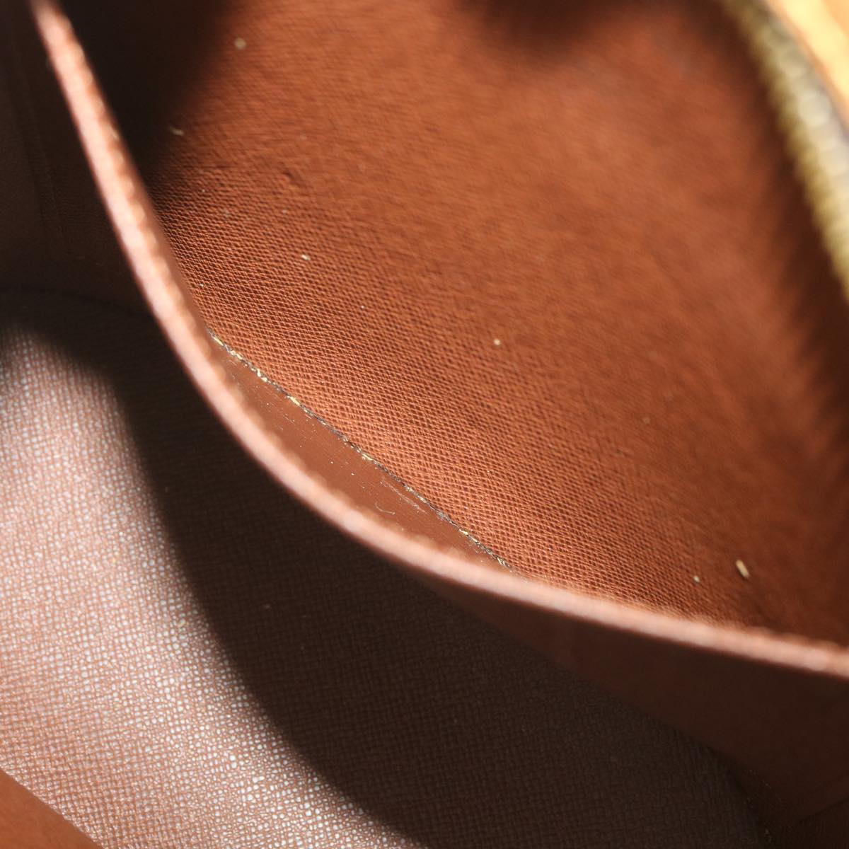 Louis Vuitton Brown Canvas Drouot shoulder bag