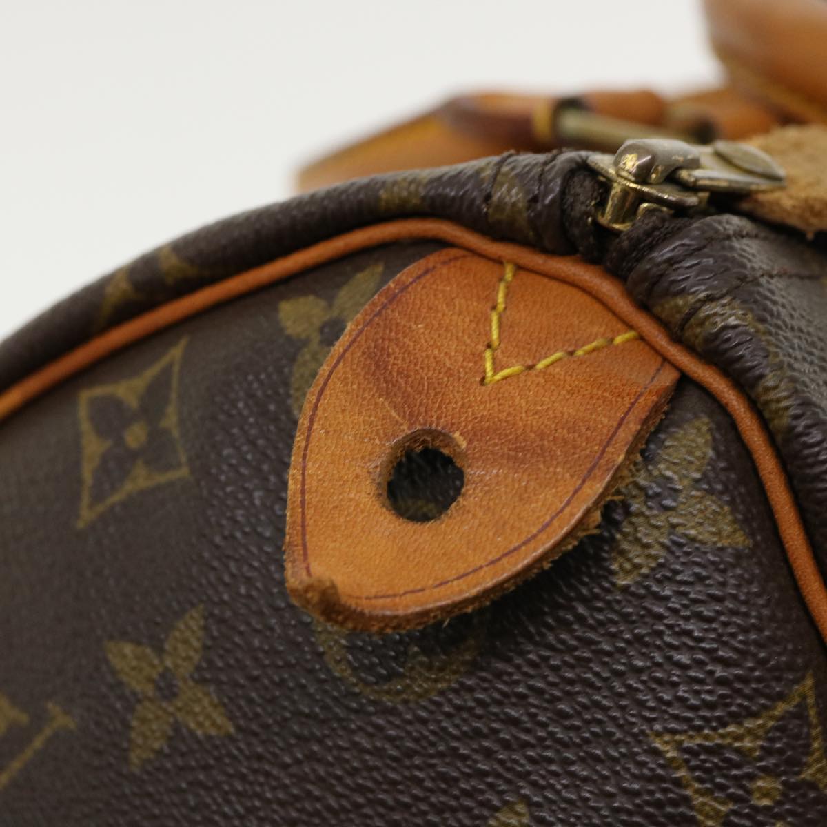 Louis Vuitton Brown Canvas Speedy 30 handbag bag
