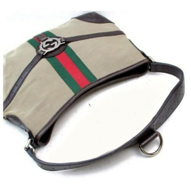 Gucci Reins Britt Hobo And Single Strap Top Handle Equestrian Accents Khaki And Brown W Redgreen Lea