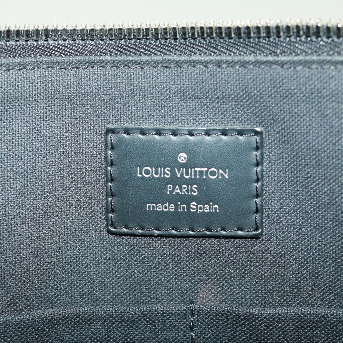 Louis Vuitton Black Canvas Porte documents Jour briefcase bag