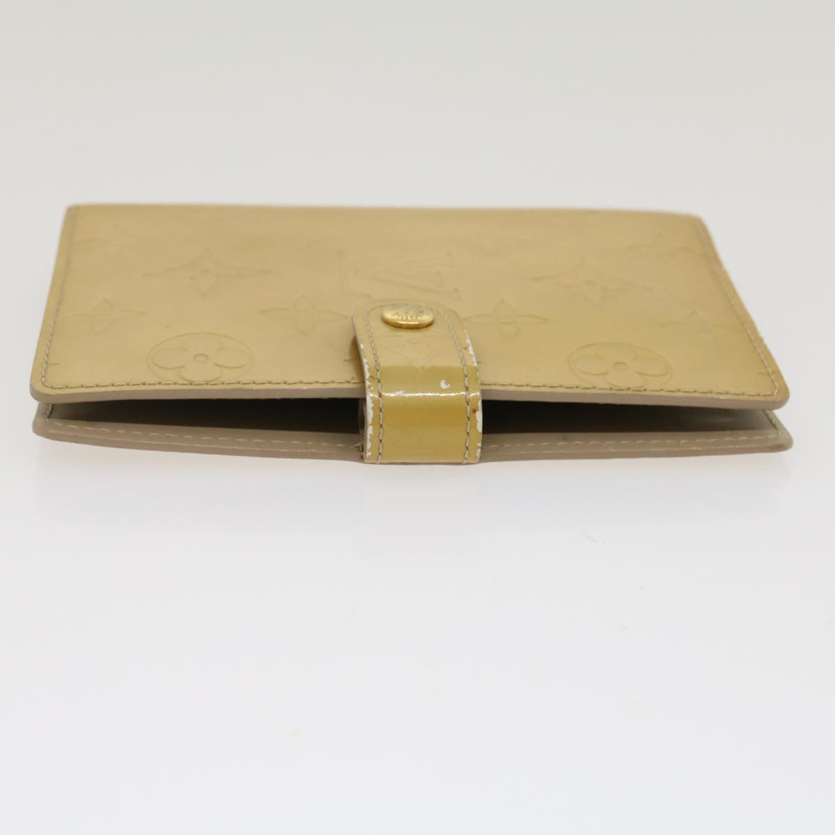 Louis Vuitton Beige Patent leather Agenda wallet accessories