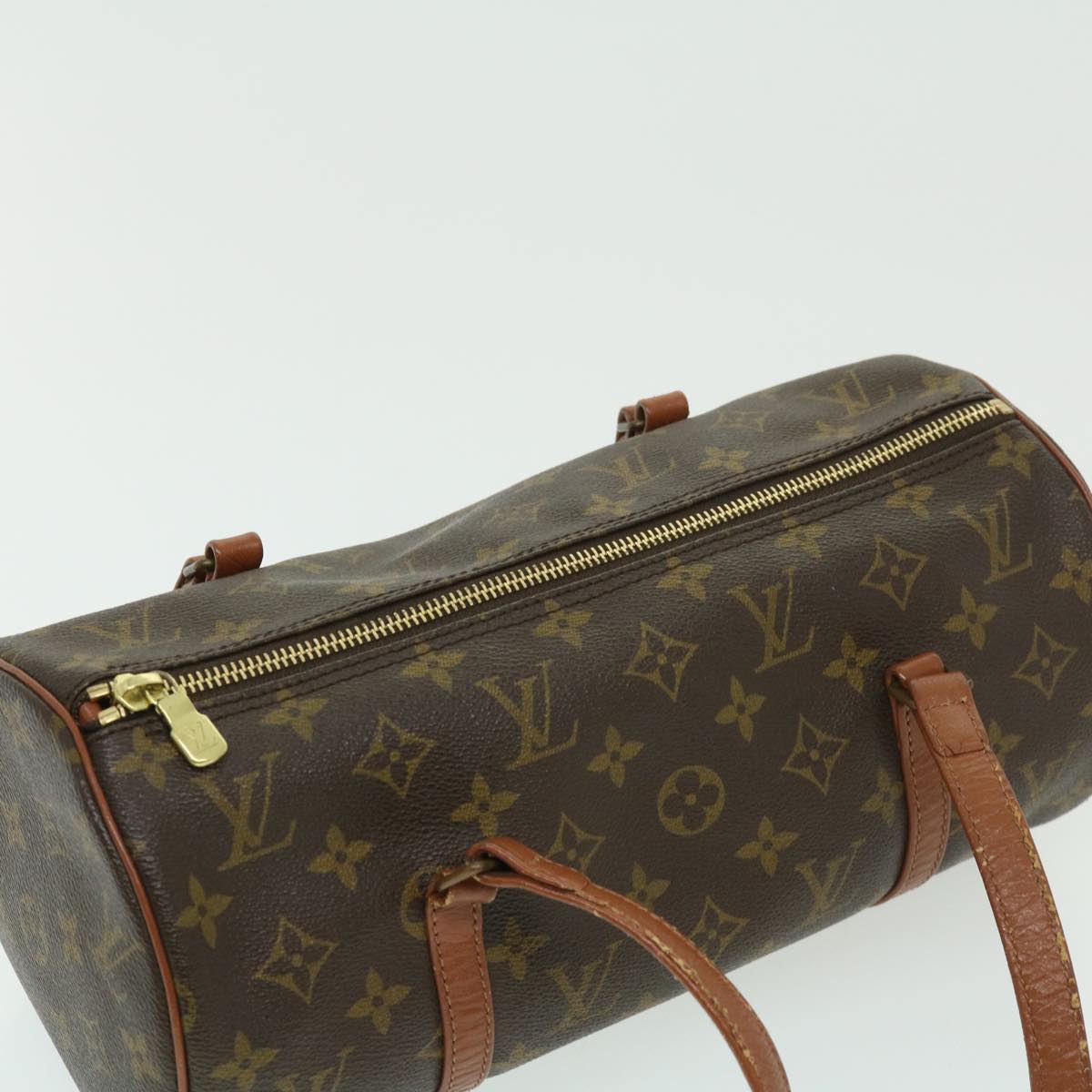 Louis Vuitton Brown Canvas Papillon 30 handbag bag