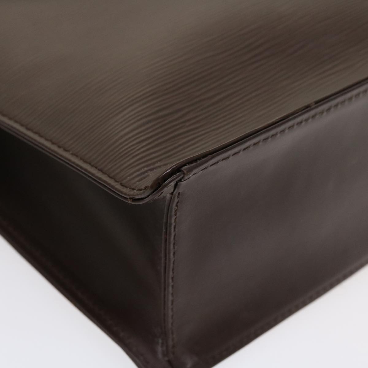Louis Vuitton Brown Leather Sac plat handbag bag