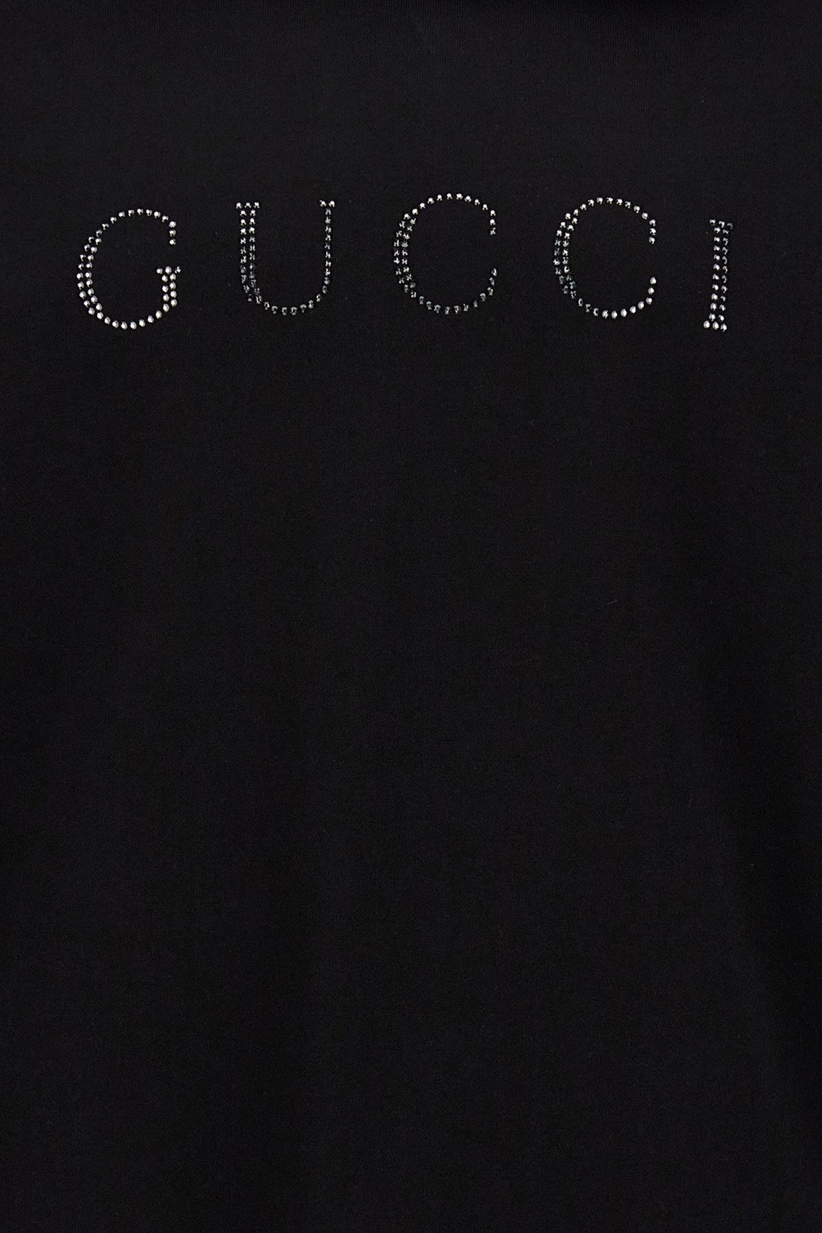 Gucci Men Rhinestone Logo Hoodie