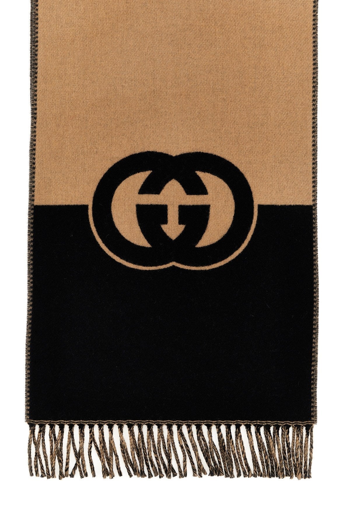 Gucci Men Incrocio Gg Scarf