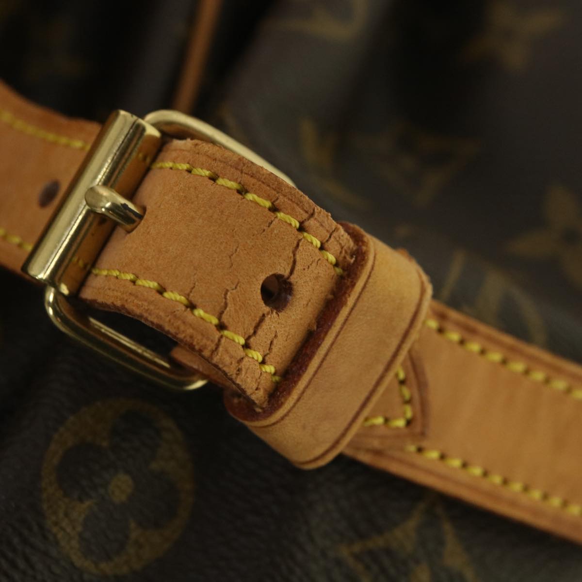 Louis Vuitton Brown Canvas Saumur shoulder bag