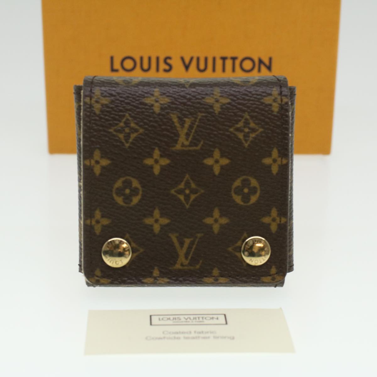 Louis Vuitton Brown Canvas  wallet accessories