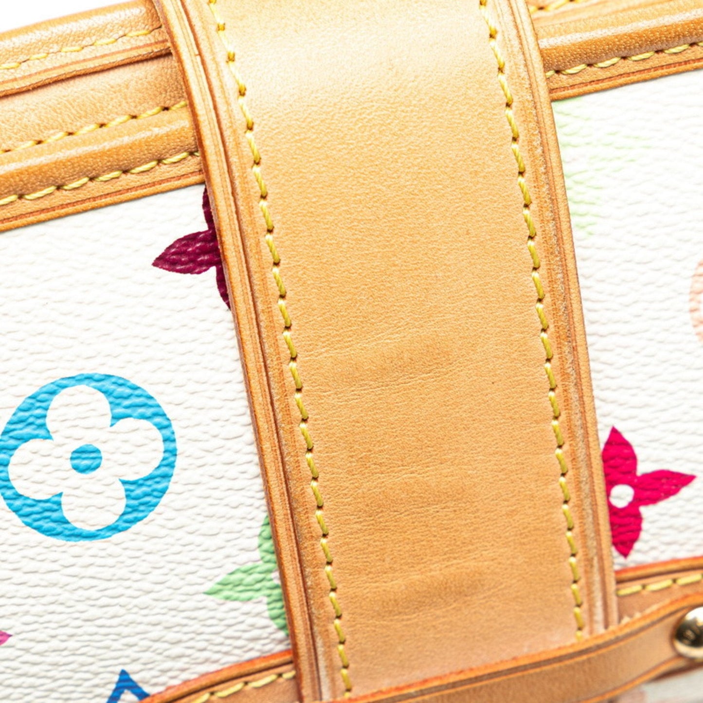 Louis Vuitton Blanc   Pvc Leather Handbag Shoulder Bag