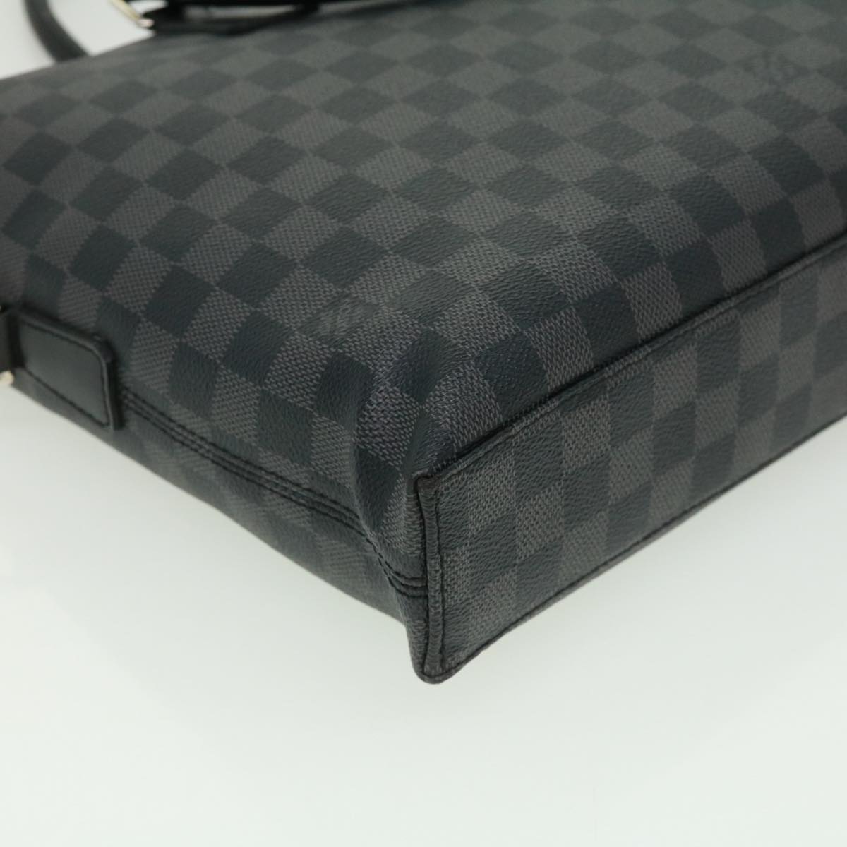 Louis Vuitton Black Canvas Porte documents Jour briefcase bag