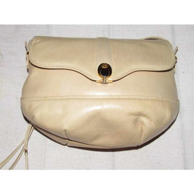 Gucci Beige Leather Shoulder Cross Body Bag