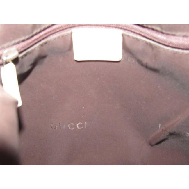 Gucci Vintage Ivory Leather Hobo Bag