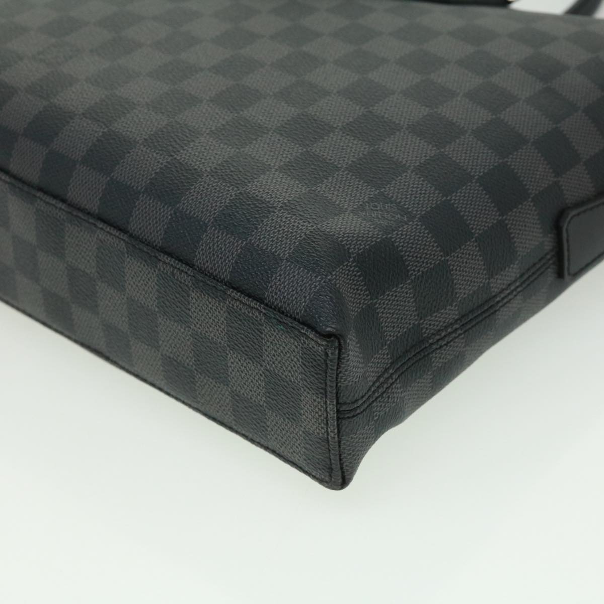 Louis Vuitton Black Canvas Porte documents Jour briefcase bag