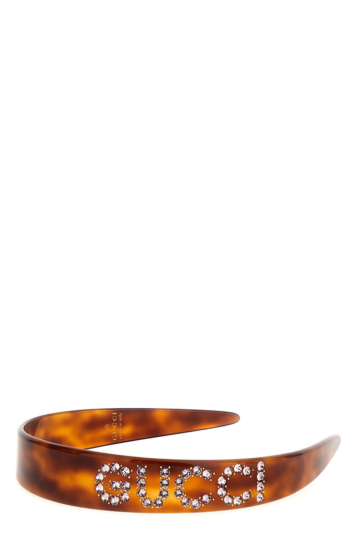 Gucci Women Rhinestone Logo Headband