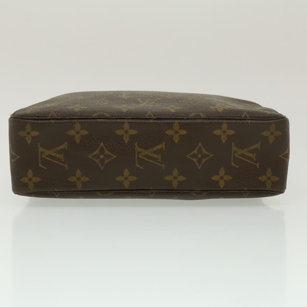 Louis Vuitton Brown Canvas Trousse de Toilette clutch bag