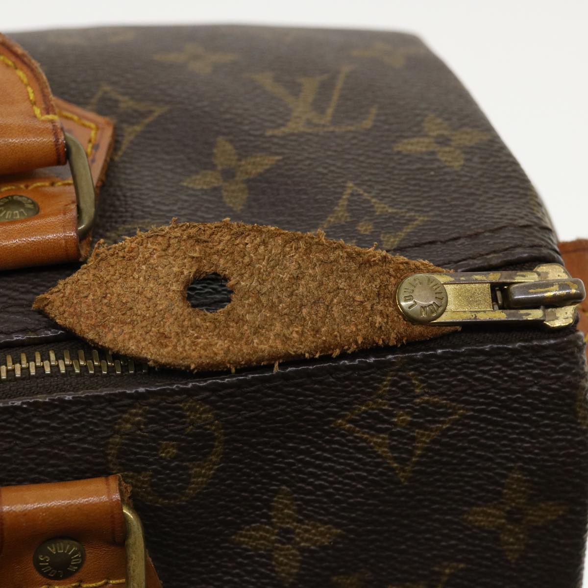 Louis Vuitton Brown Canvas Speedy 30 handbag bag
