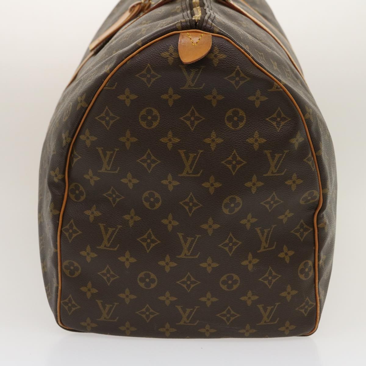 Louis Vuitton Brown Canvas Keepall 60 travel bag