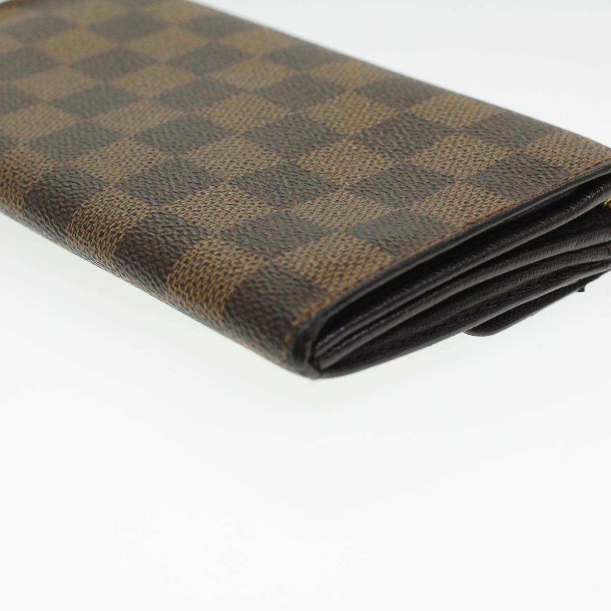 Louis Vuitton Brown Canvas Portefeuille Sarah wallet accessories