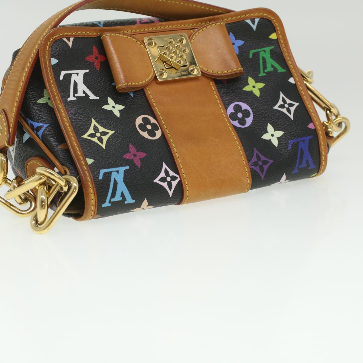 Louis Vuitton Black Canvas Patti shoulder bag