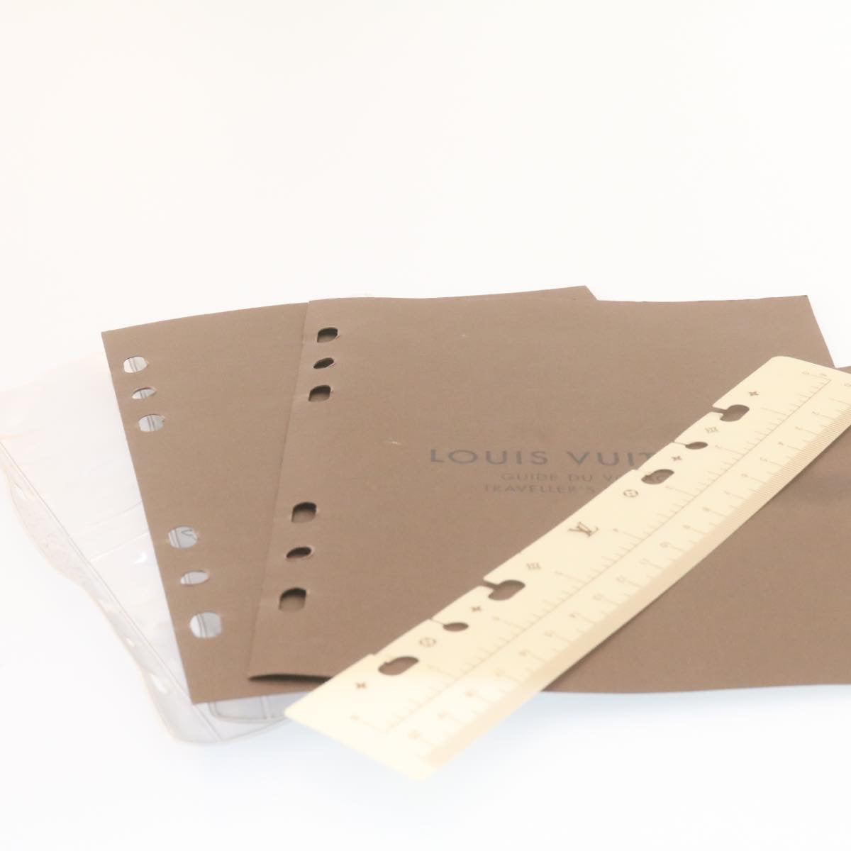Louis Vuitton Brown Leather Agenda cover wallet accessories