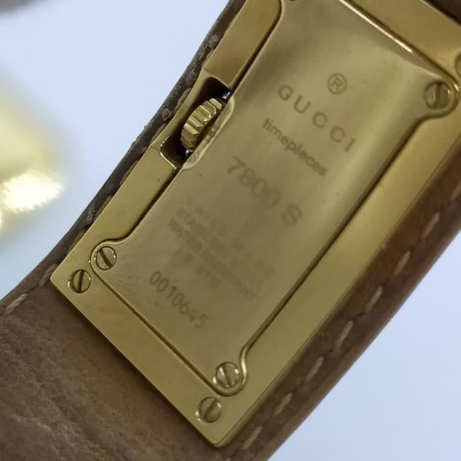 Gucci Gold Camel Black Watch
