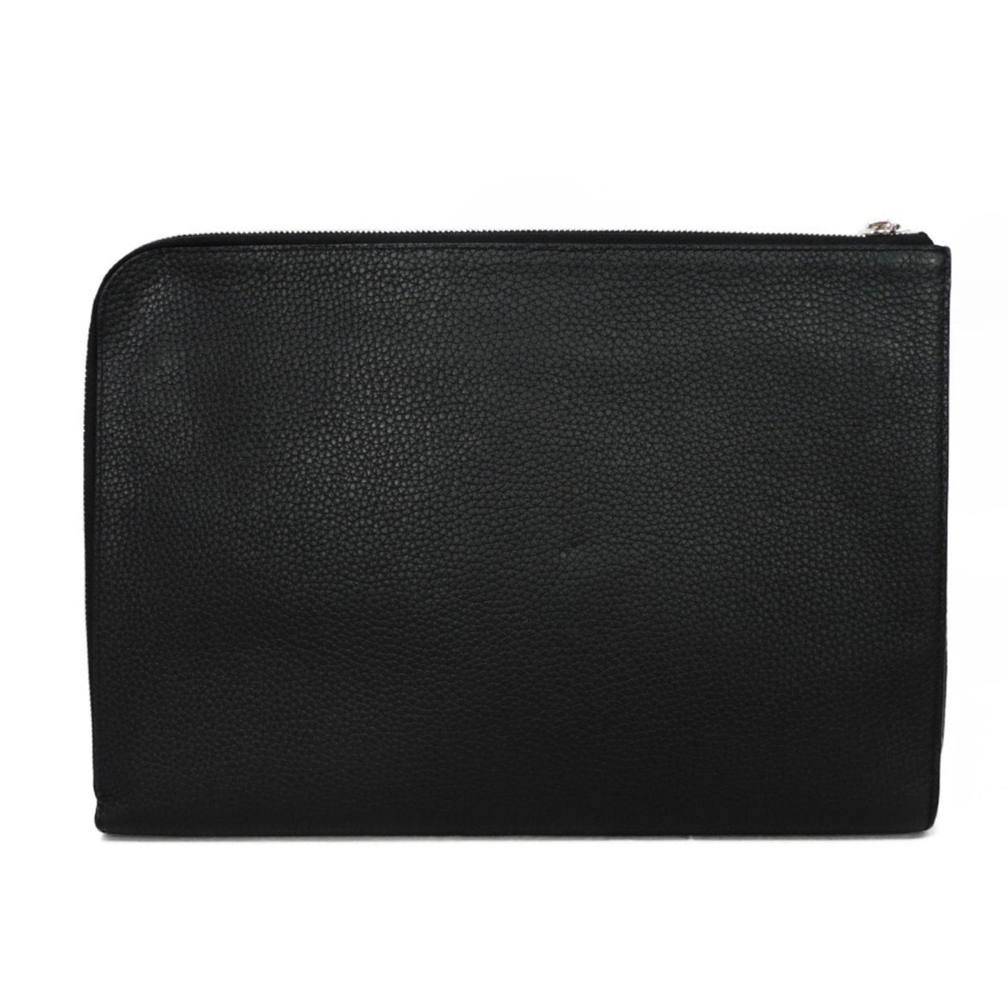 Louis Vuitton  Noir Leather Clutch Bag Pochette