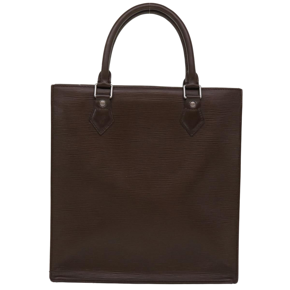 Louis Vuitton Brown Leather Sac plat handbag bag