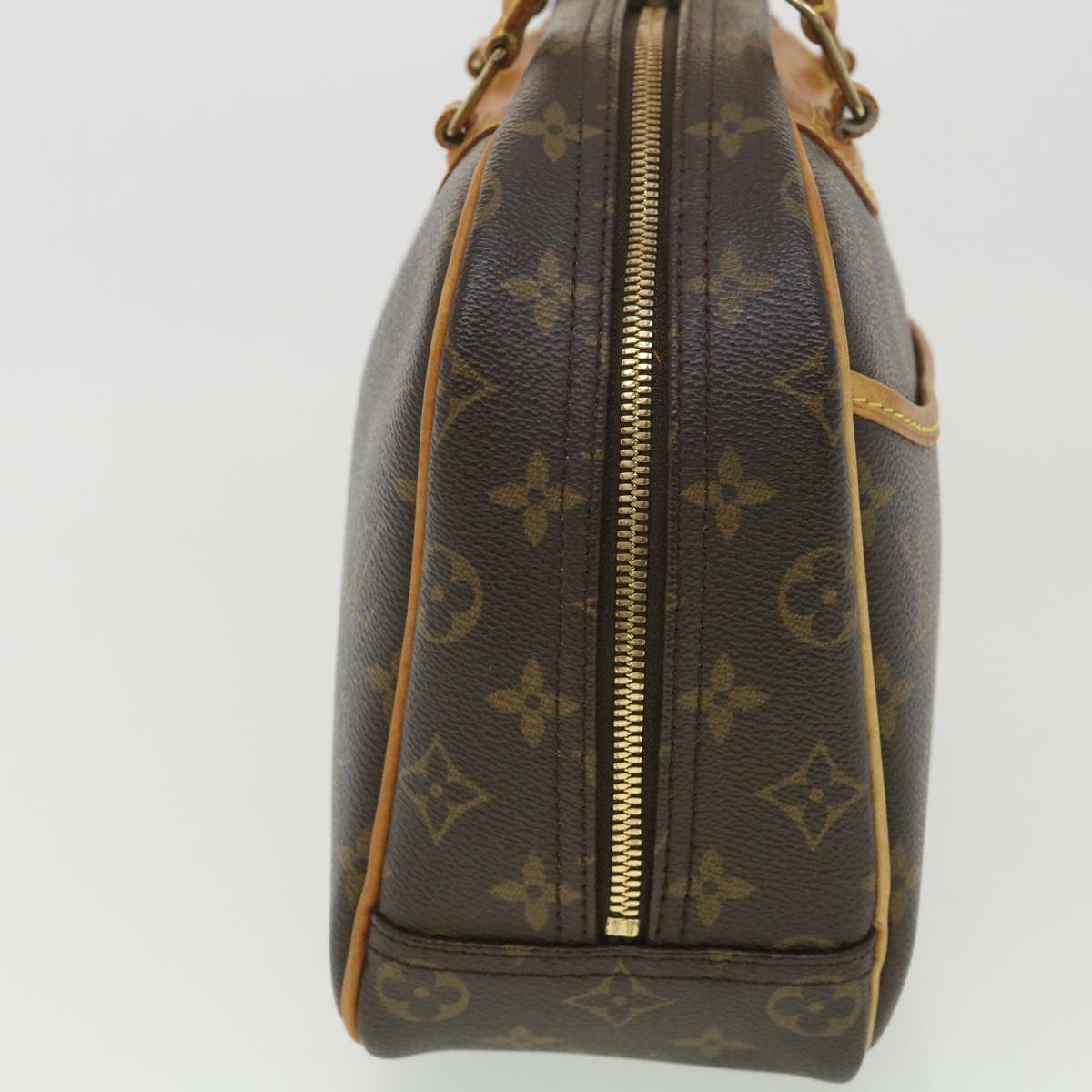 Louis Vuitton Brown Canvas Trouville handbag bag