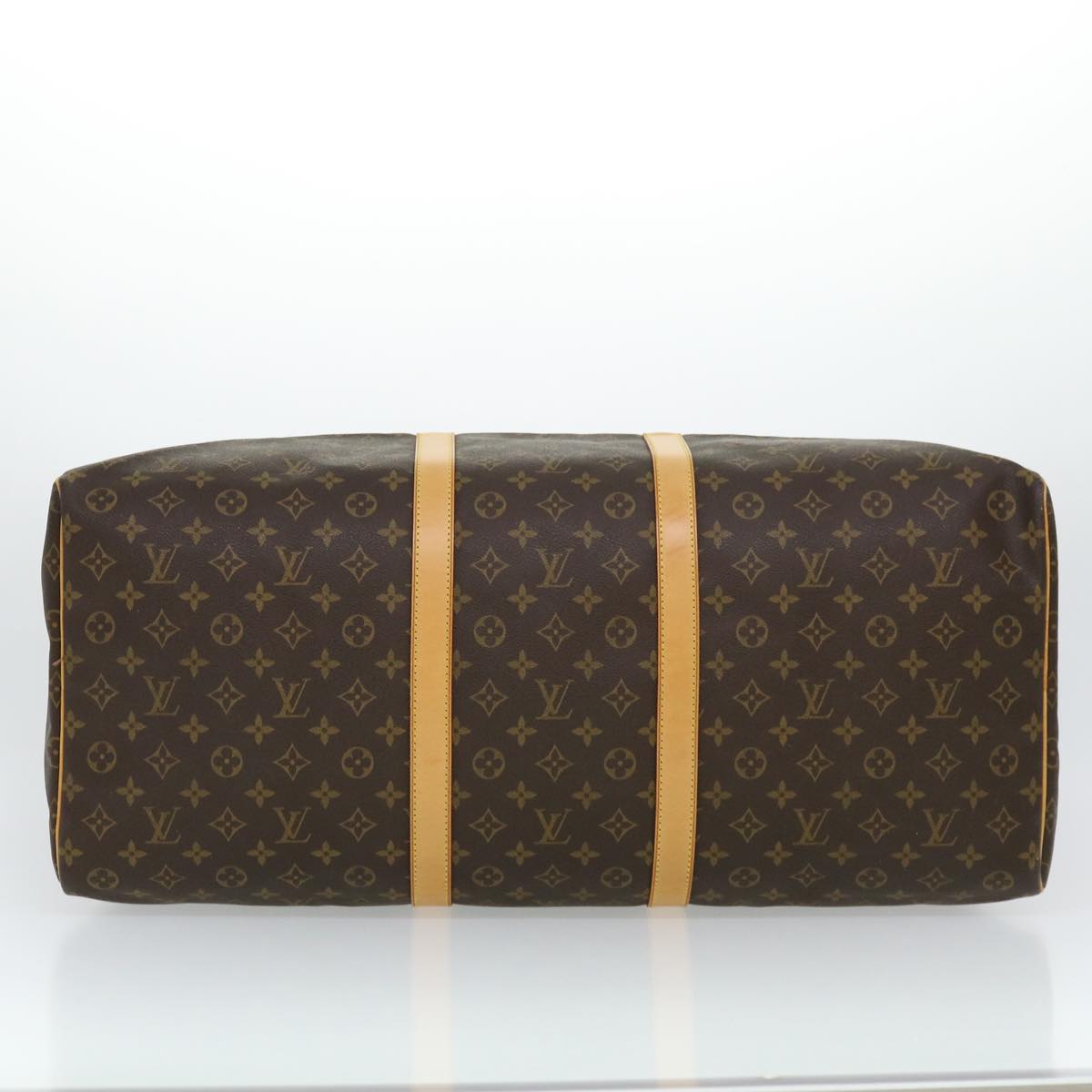Louis Vuitton Brown Canvas Keepall 60 travel bag