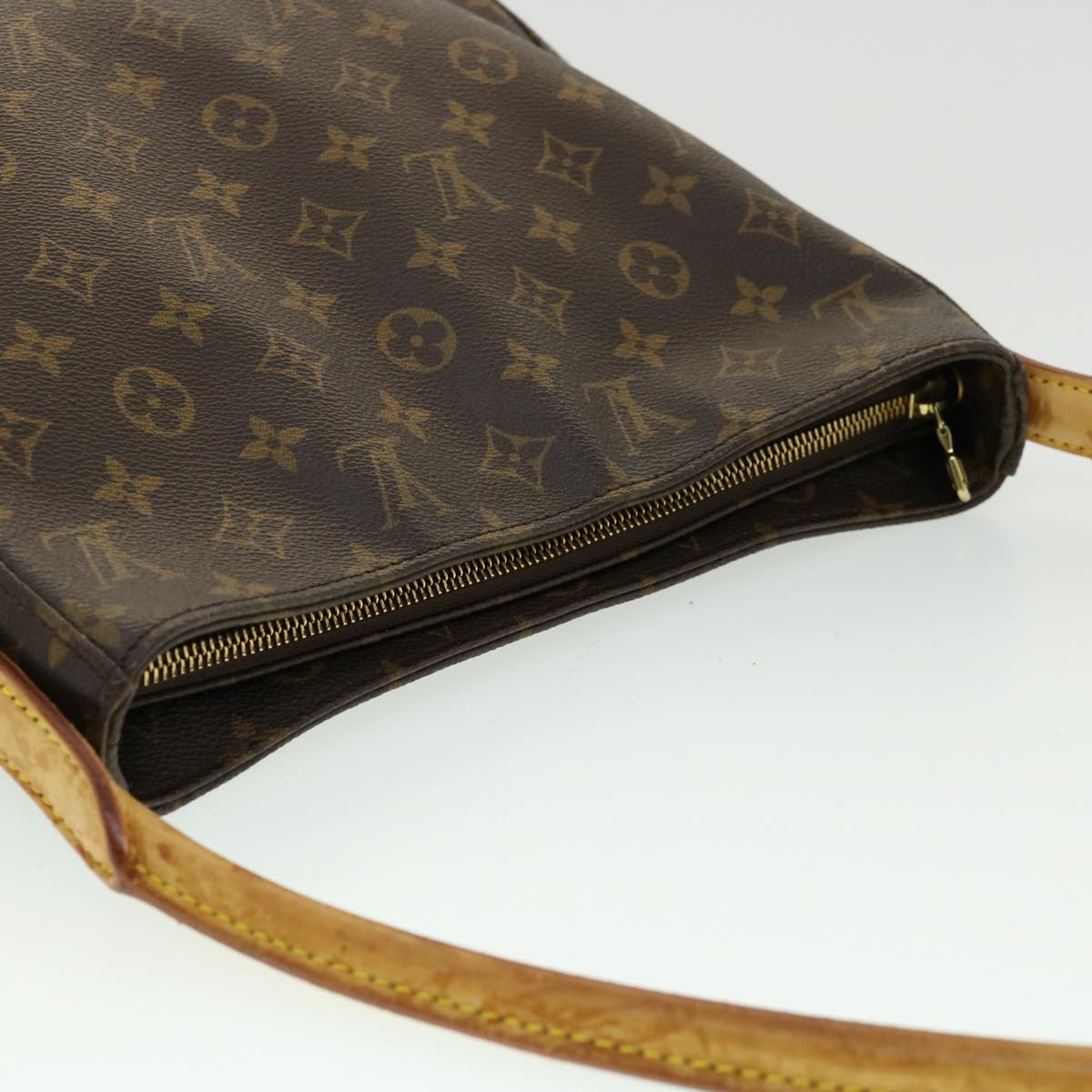 Louis Vuitton Brown Canvas Looping GM shoulder bag