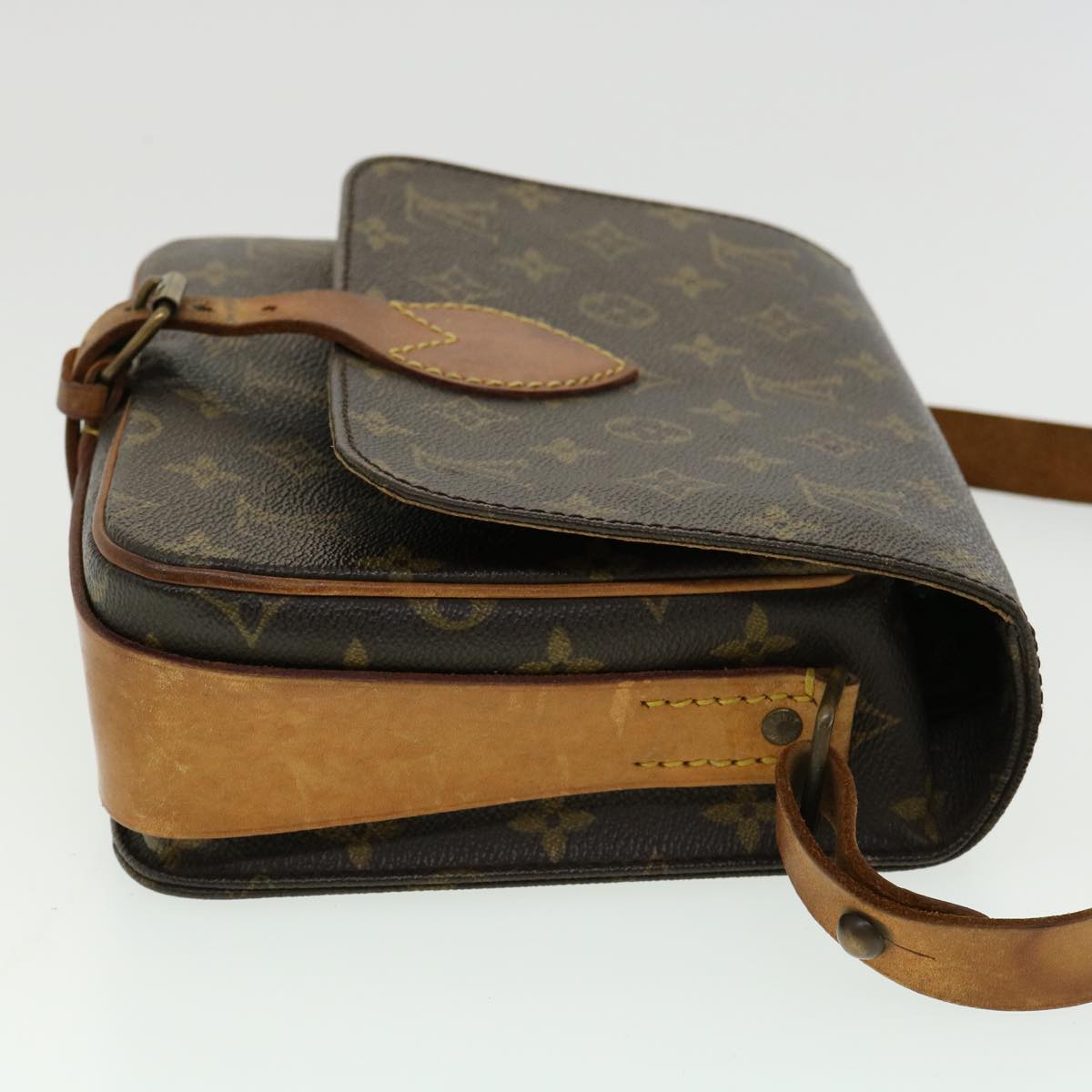 Louis Vuitton Brown Canvas Cartouchiere shoulder bag