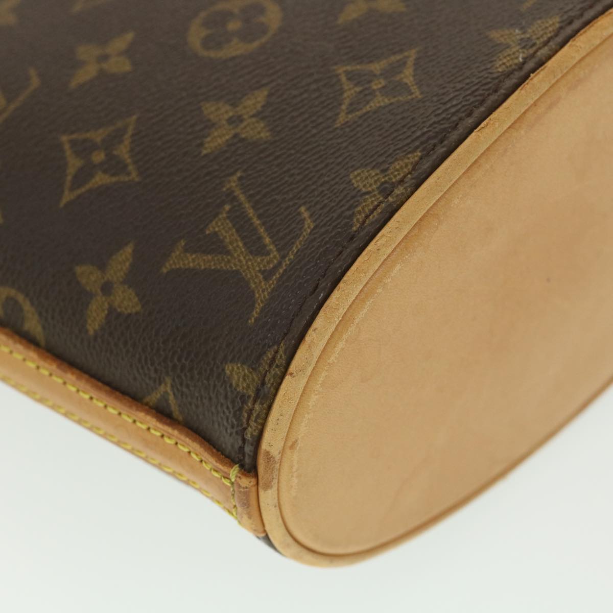 Louis Vuitton Brown Canvas Drouot shoulder bag
