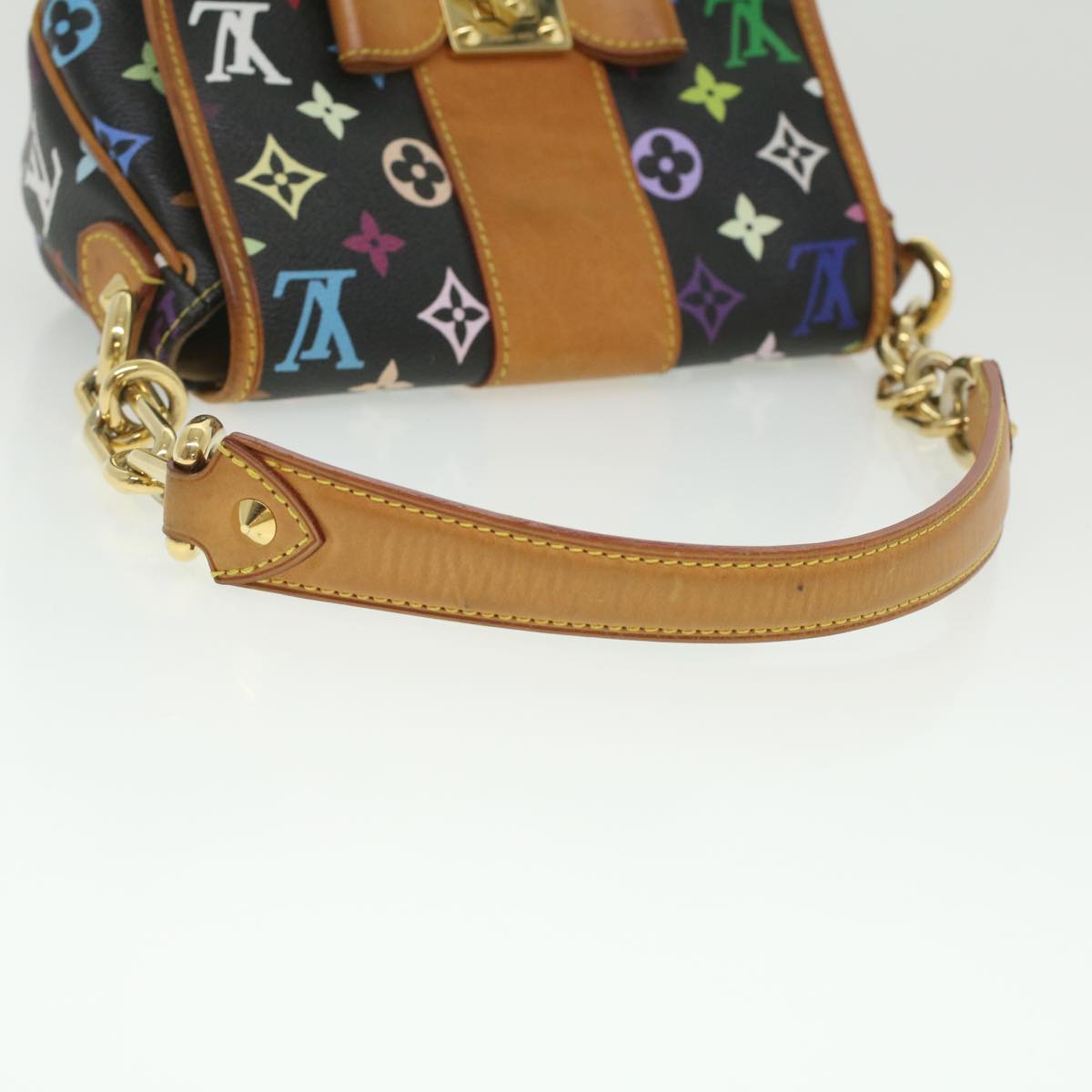Louis Vuitton Black Canvas Patti shoulder bag