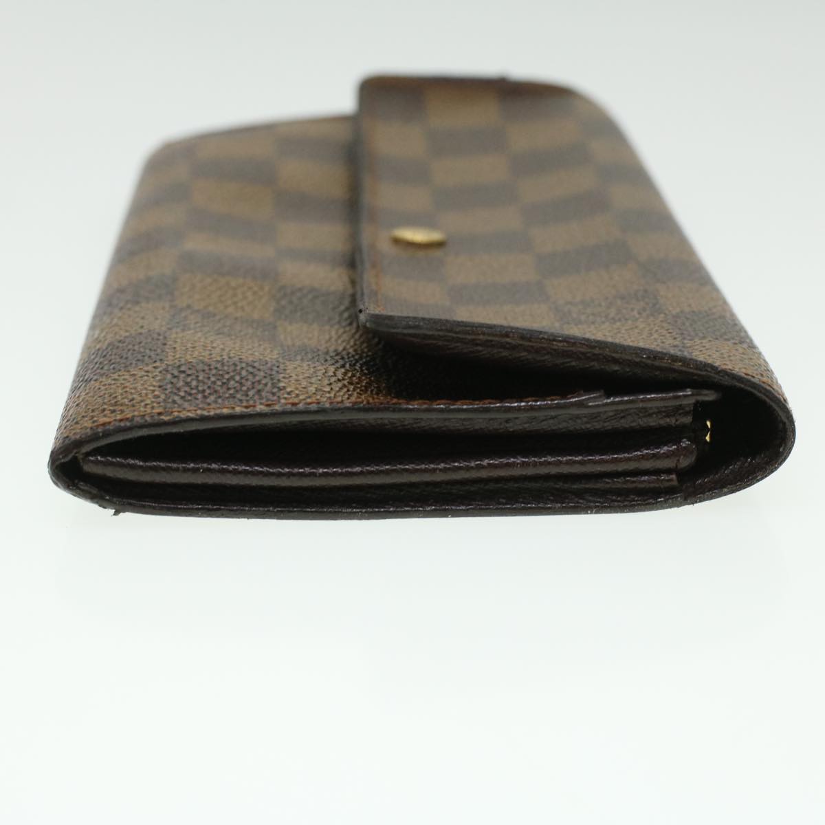 Louis Vuitton Brown Canvas Portefeuille Sarah wallet accessories