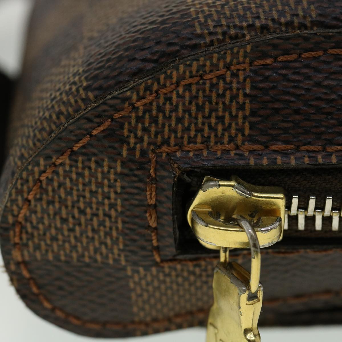 Louis Vuitton Brown Canvas Geronimos shoulder bag