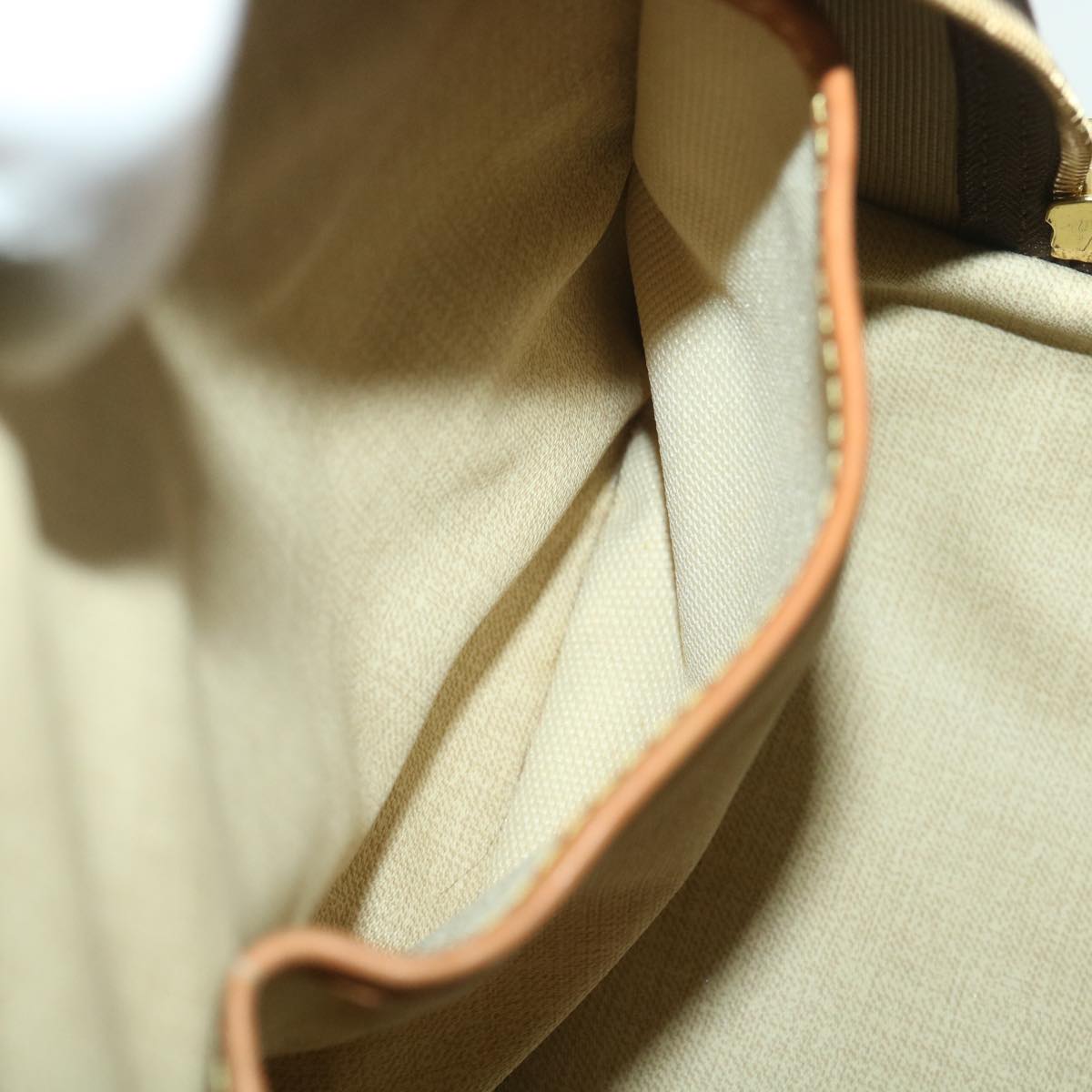 Louis Vuitton Brown Canvas Trouville handbag bag