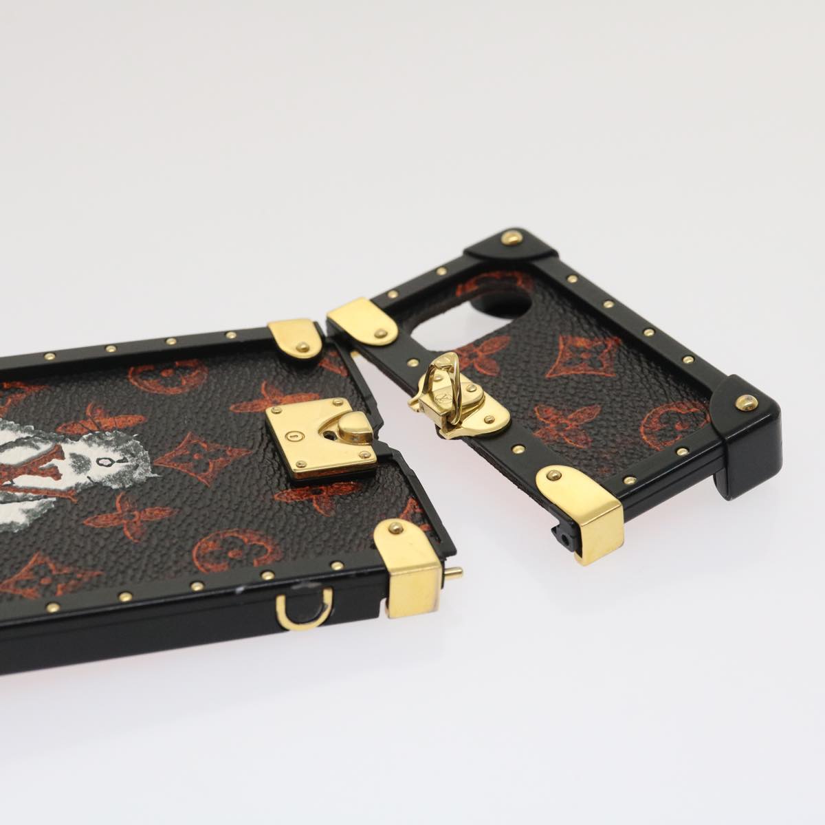 Louis Vuitton Black Canvas Trunk wallet accessories