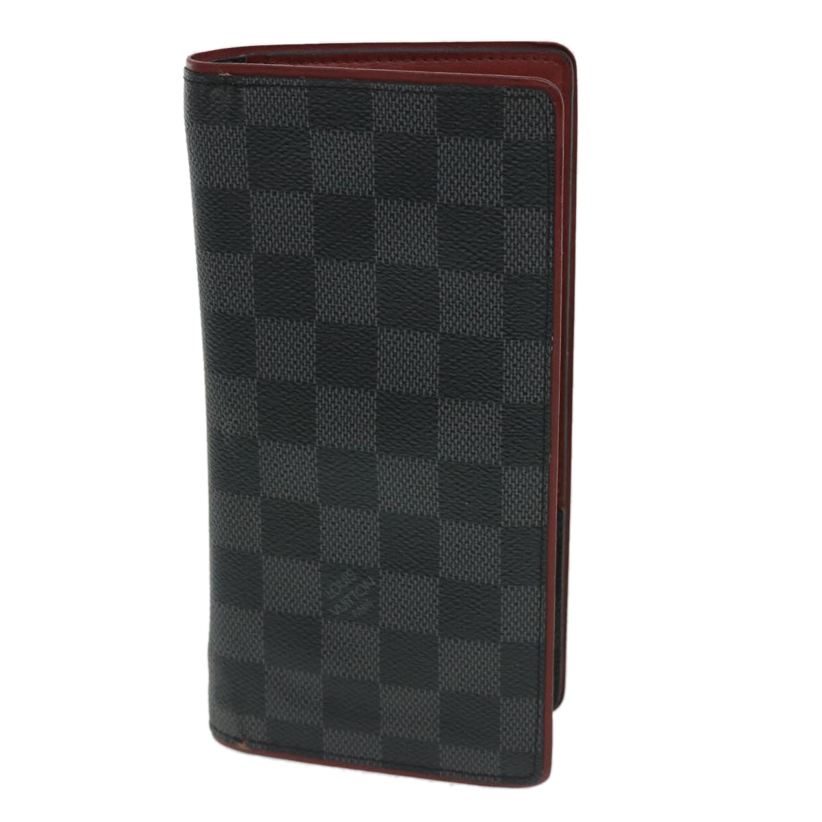 Louis Vuitton Black Canvas Brazza wallet accessories