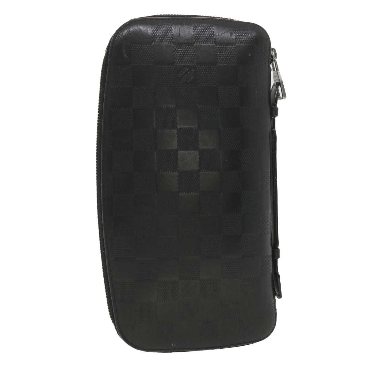 Louis Vuitton Black Leather Zippy wallet wallet accessories
