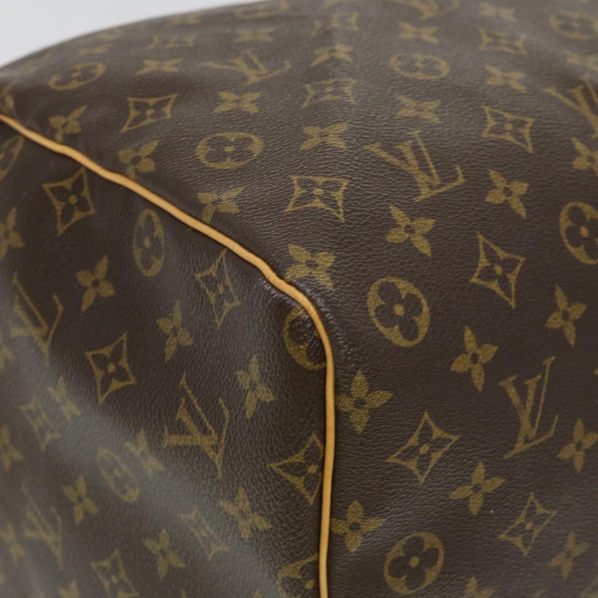 Louis Vuitton Brown Canvas Keepall 60 travel bag