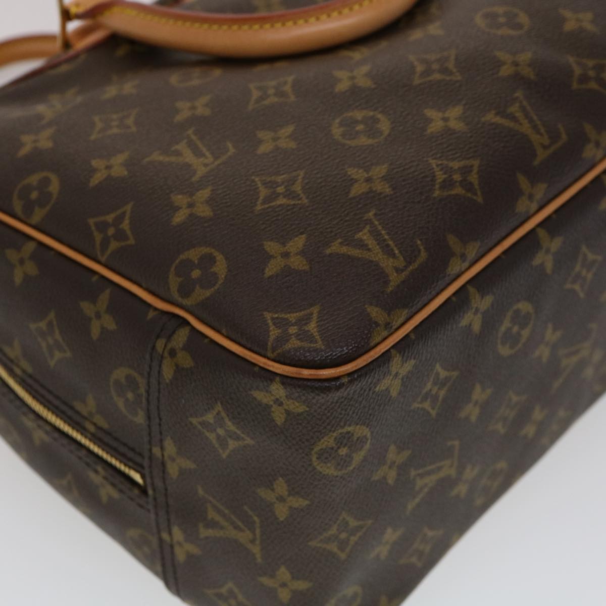 Louis Vuitton Brown Canvas Deauville handbag bag