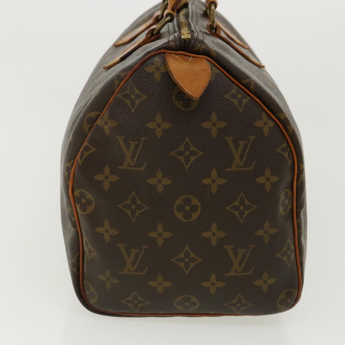 Louis Vuitton Brown Canvas Speedy 30 handbag bag