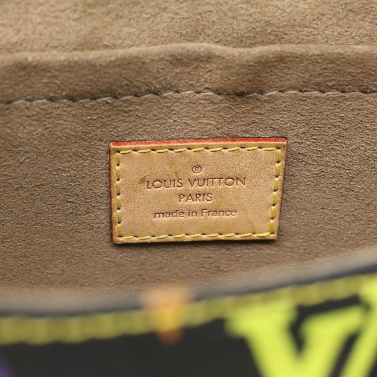 Louis Vuitton Black Canvas Patti shoulder bag