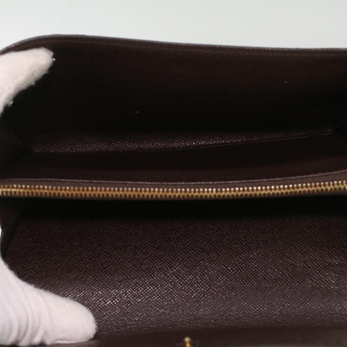 Louis Vuitton Brown Canvas Portefeuille Sarah wallet accessories