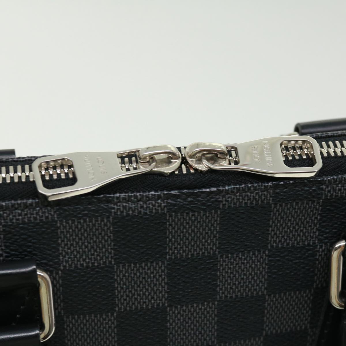 Louis Vuitton Black Canvas Porte documents Jour briefcase bag