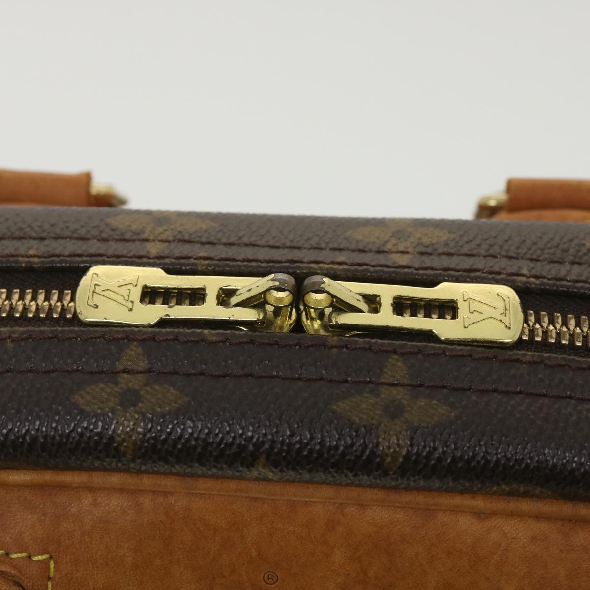 Louis Vuitton Brown Canvas Trouville handbag bag