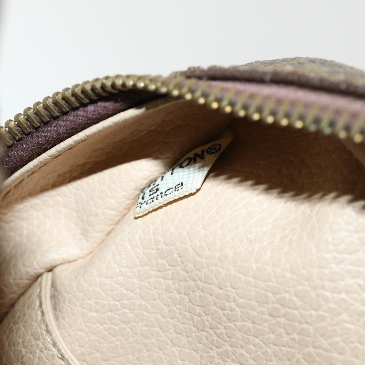 Louis Vuitton Brown Canvas Trousse de Toilette clutch bag