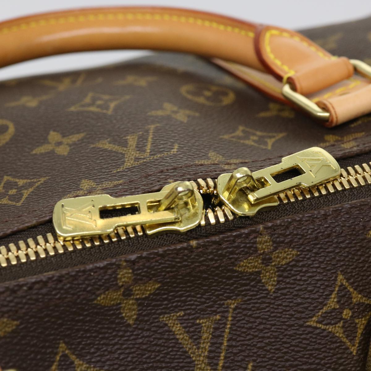 Louis Vuitton Brown Canvas Keepall 60 travel bag