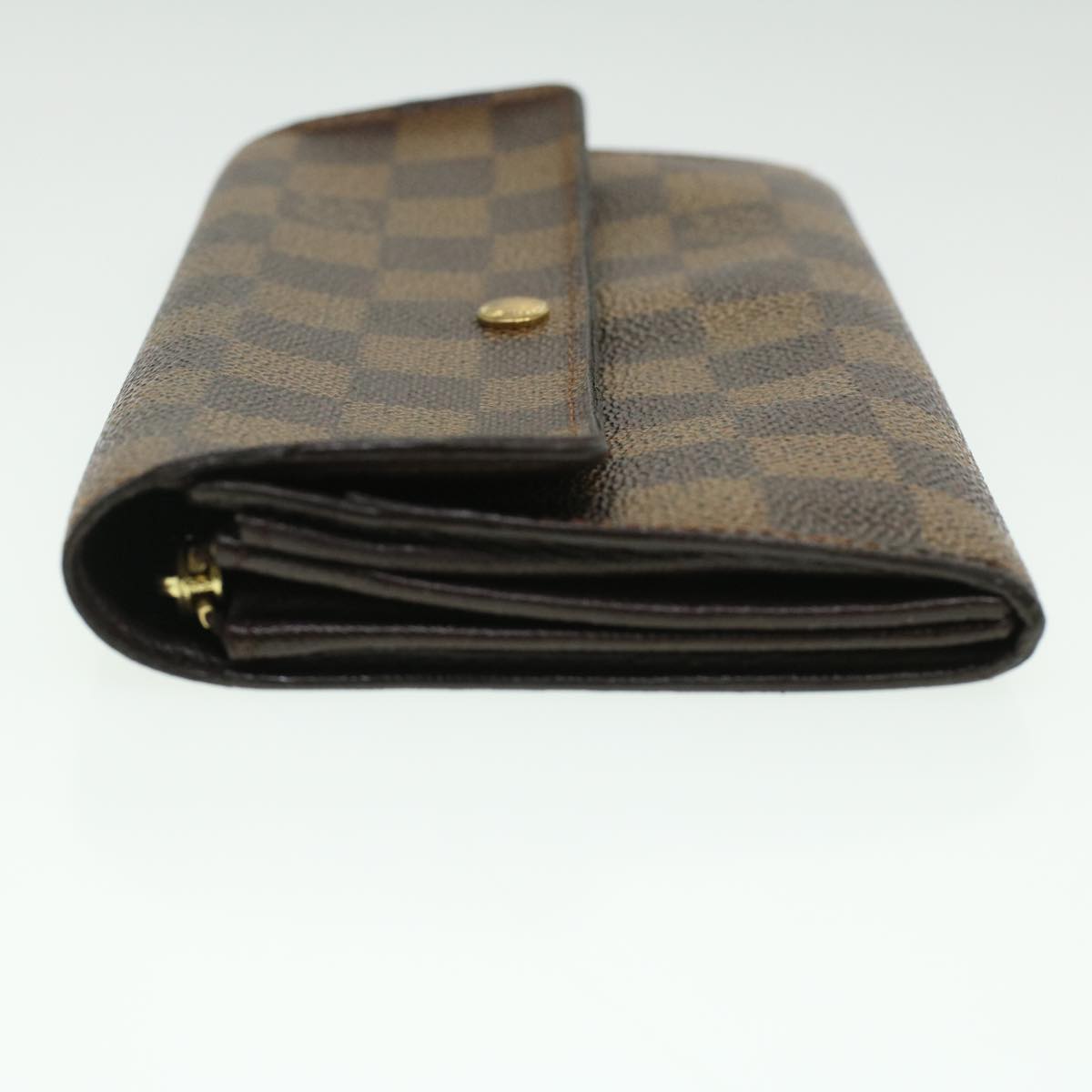 Louis Vuitton Brown Canvas Portefeuille Sarah wallet accessories