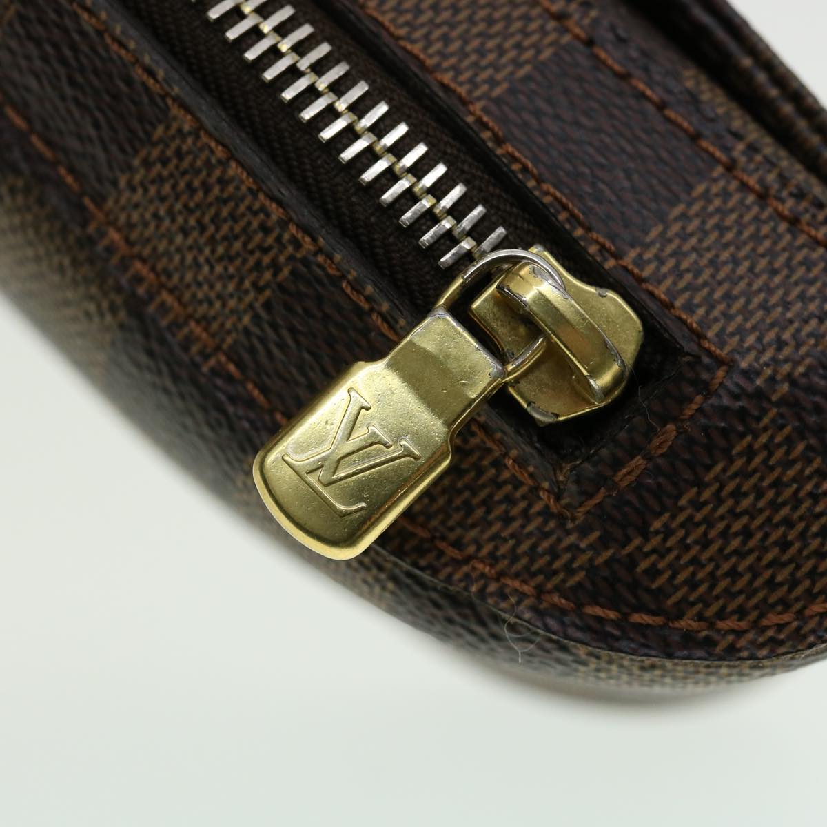 Louis Vuitton Brown Canvas Geronimos shoulder bag