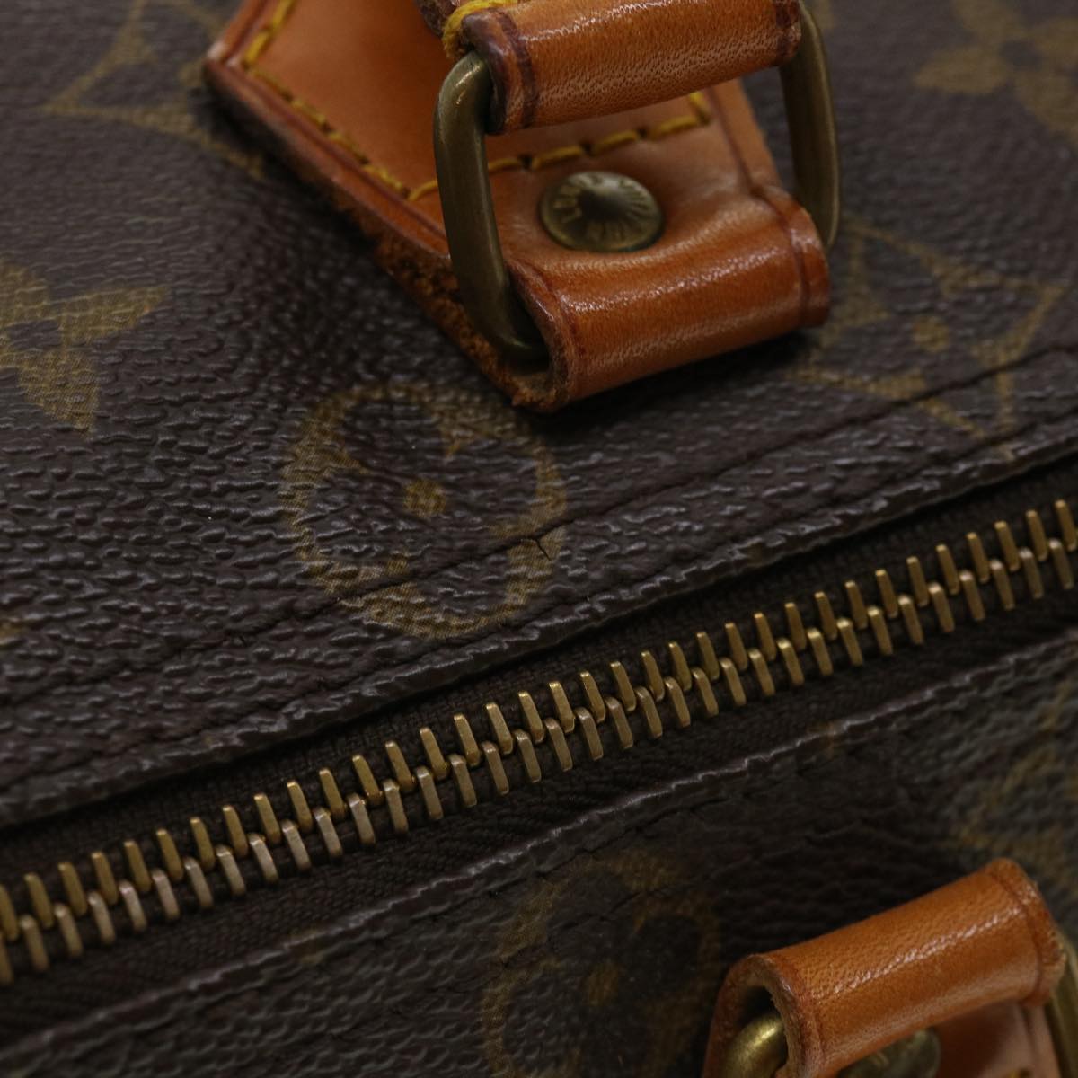 Louis Vuitton Brown Canvas Speedy 30 handbag bag